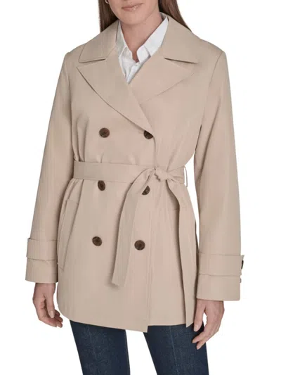 Tommy Hilfiger Women's Double-breasted Trench Coat In Neutral