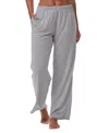 Tommy Hilfiger Women's Elastic-waist Pajama Pants In Heather Grey