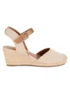 Tommy Hilfiger Women's Nilsa Closed Toe Espadrille Wedge Sandal In Light Natural