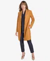 Tommy Hilfiger Women's Faux-suede Open-front Topper In Amber