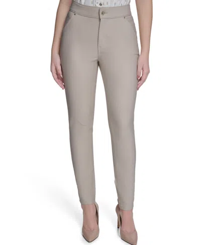Tommy Hilfiger Women's Fit Solution Skinny Pants In Brown