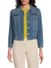Tommy Hilfiger Women's Flap Pocket Denim Jacket In Chesapeake Wash