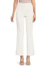 Tommy Hilfiger Women's Flat Front Pants In Ivory