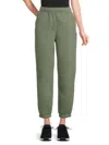 Tommy Hilfiger Women's Fleece Retro Pants In Green
