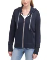 Tommy Hilfiger Women's French Terry Hoodie, Created For Macy's In Sky Captain