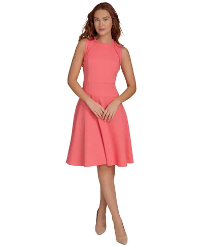 TOMMY HILFIGER WOMEN'S FRINGE-TRIM SLEEVELESS DRESS