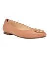 Tommy Hilfiger Women's Ganimay Classic Ballet Flats In Medium Natural