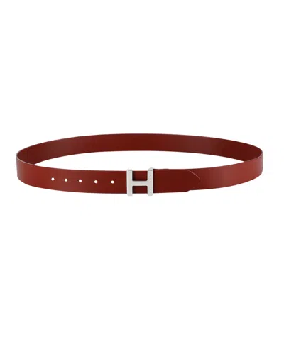 Tommy Hilfiger Women's H Monogram Buckle Belt In Red