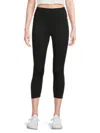 Tommy Hilfiger Women's High-rise Capri Leggings In Black