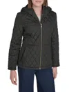 Tommy Hilfiger Women's Hooded Diamond-quilted Jacket In Black