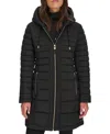 Tommy Hilfiger Women's Hooded Packable Puffer Coat In Black