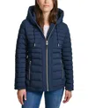 Tommy Hilfiger Women's Hooded Packable Puffer Coat In Navy