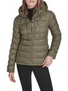 Tommy Hilfiger Women's Hooded Packable Puffer Jacket In Green
