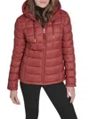 Tommy Hilfiger Women's Hooded Packable Puffer Jacket In Red