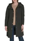 Tommy Hilfiger Women's Hooded Rain Coat In Black