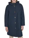 Tommy Hilfiger Women's Hooded Rain Coat In Blue