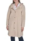 Tommy Hilfiger Women's Hooded Rain Coat In Brown