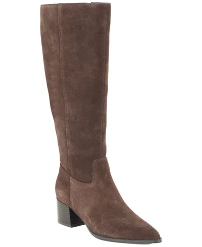 Tommy Hilfiger Women's Juletta Block Heel Tall Boots In Brown