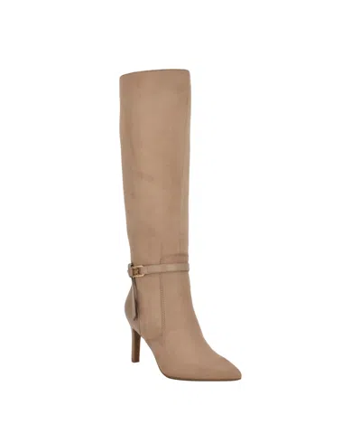 Tommy Hilfiger Women's Jullie Tall Shaft Dress Boots In Medium Natural