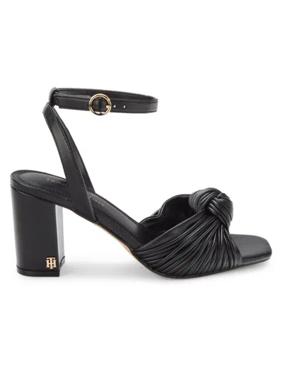 TOMMY HILFIGER WOMEN'S KNOT BLOCK SANDALS