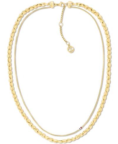 Tommy Hilfiger Women's Layering Sets Gold-tone Stainless Steel Necklace