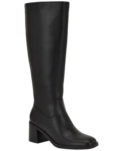 Tommy Hilfiger Women's Laythen Tall Block Heel Boots In Black