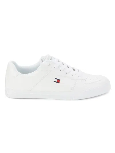 Tommy Hilfiger Women's Lelini Low Top Court Sneakers In White