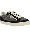 Tommy Hilfiger Women's Lencet Round Toe Lace-up Sneakers In Black