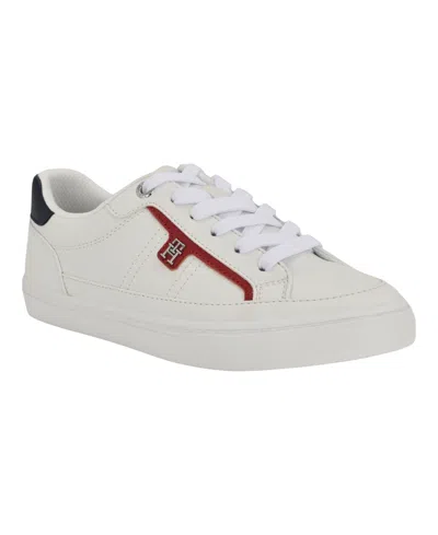 Tommy Hilfiger Women's Lencet Round Toe Lace-up Sneakers In Multi