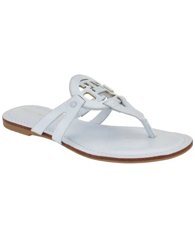 Tommy Hilfiger Women's Lerriz Flat Thong Sandals In Blue