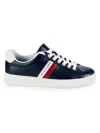 Tommy Hilfiger Women's Logo Perforated Sneakers In Dark Blue