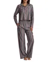 Tommy Hilfiger Women's Long Sleeve Top And High-waist Pant Set In Multi