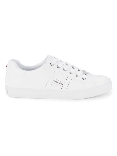 Tommy Hilfiger Women's Lustern Round Toe Sneakers In White