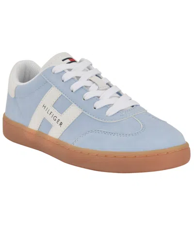 Tommy Hilfiger Women's Maisie Low Profile Lace-up Sneakers In Medium Blue