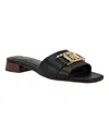 Tommy Hilfiger Women's Meliei Block Heel Slide Sandals In Black