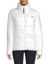 Tommy Hilfiger Women's Mid Length Puffer Jacket In White