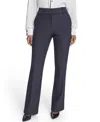 Tommy Hilfiger Women's Mid Rise Striped Sutton Trouser In Blue