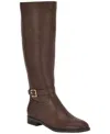 Tommy Hilfiger Women's Mireya Side Zip Riding Boot In Brown