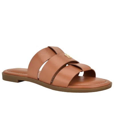 Tommy Hilfiger Women's Moden Slide-on Flat Sandal In Neutral