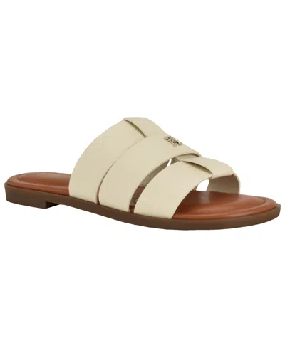 Tommy Hilfiger Women's Moden Slide-on Flat Sandal In Neutral