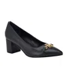 Tommy Hilfiger Women's Nanya Block Heel Classic Pumps In Dark Blue