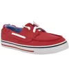 Tommy Hilfiger Women's Oimate Slip-on Boat Shoes In Red Denim