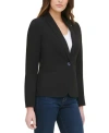 Tommy Hilfiger Women's One-button Blazer In Black