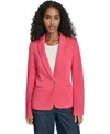 Tommy Hilfiger Women's One-button Blazer In Red