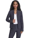 Tommy Hilfiger Women's Slim Fit Pinstripe Blazer In Blue