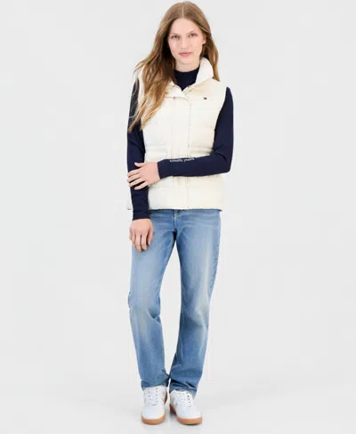 Tommy Hilfiger Women's Packable Fleece-lined Vest In Calico