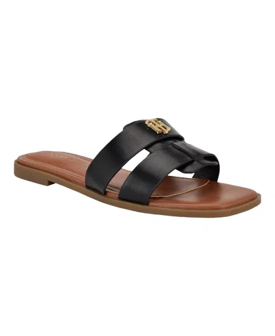 TOMMY HILFIGER WOMEN'S PIXEE FLAT SLIDE SANDALS