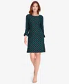 Tommy Hilfiger Women's Plaid Shift Crewneck Dress In Multi