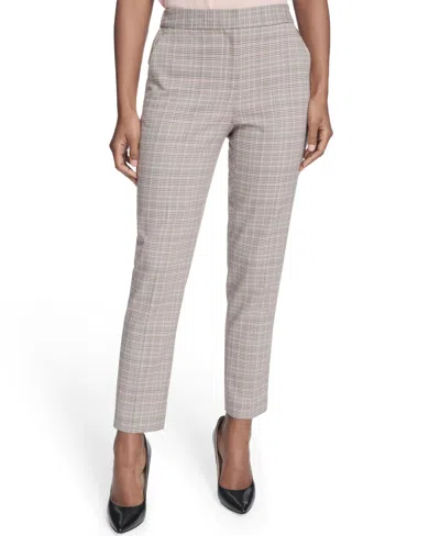 Tommy Hilfiger Women's Plaid Sloane Ankle Pants In Multi