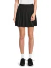 Tommy Hilfiger Women's Pleated Performance Tennis Miniskirt In Black